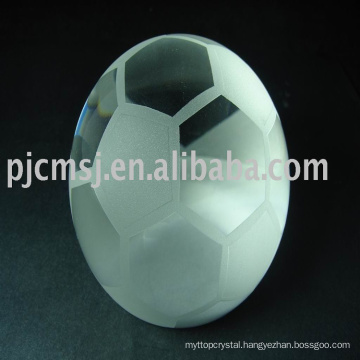 Factory manufacture various crystal glass football award trophy